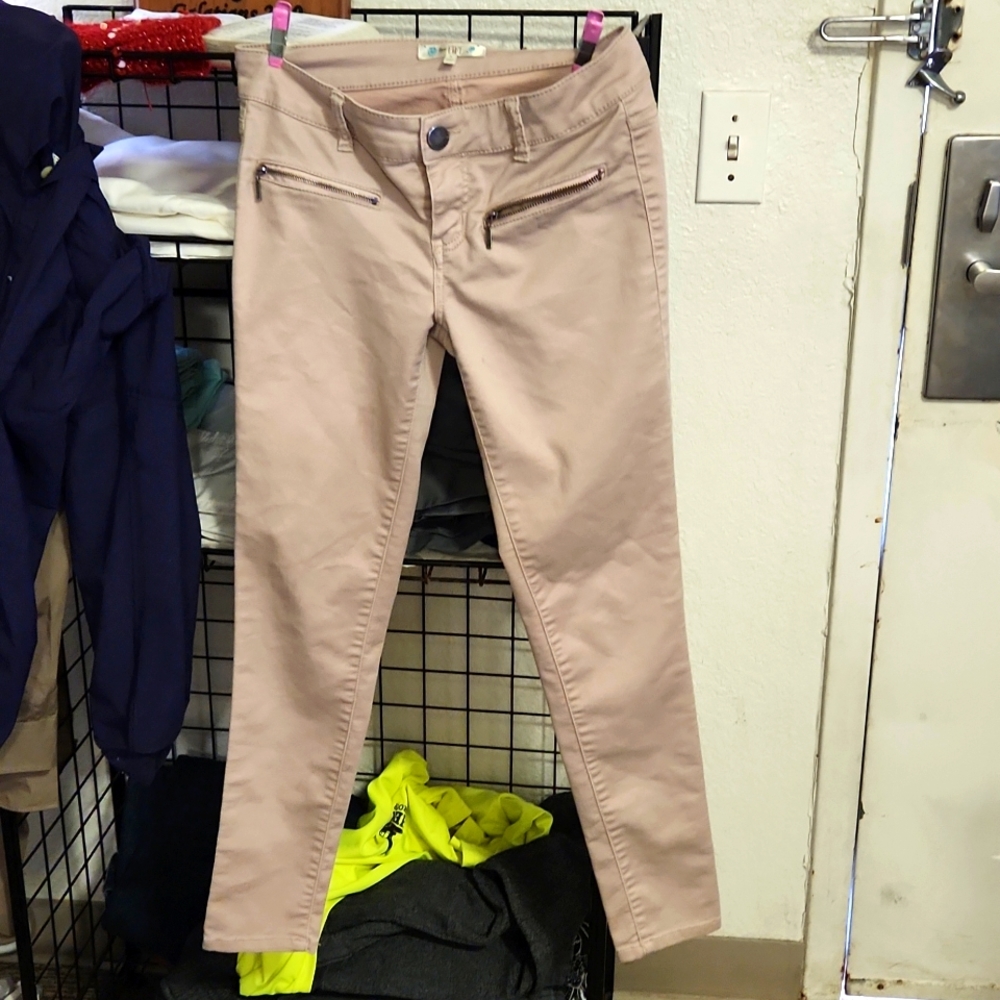 Pants skinny leg pink pants
